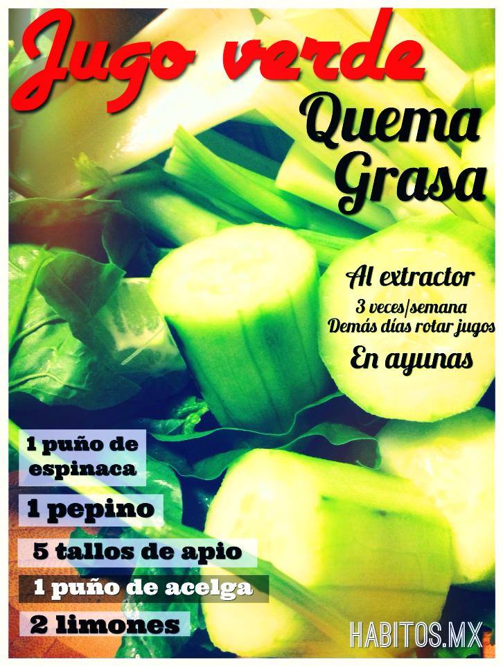 JUGO QUEMAR GRASA jugo quemar grasa: