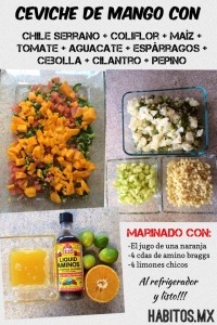 ceviche de mango