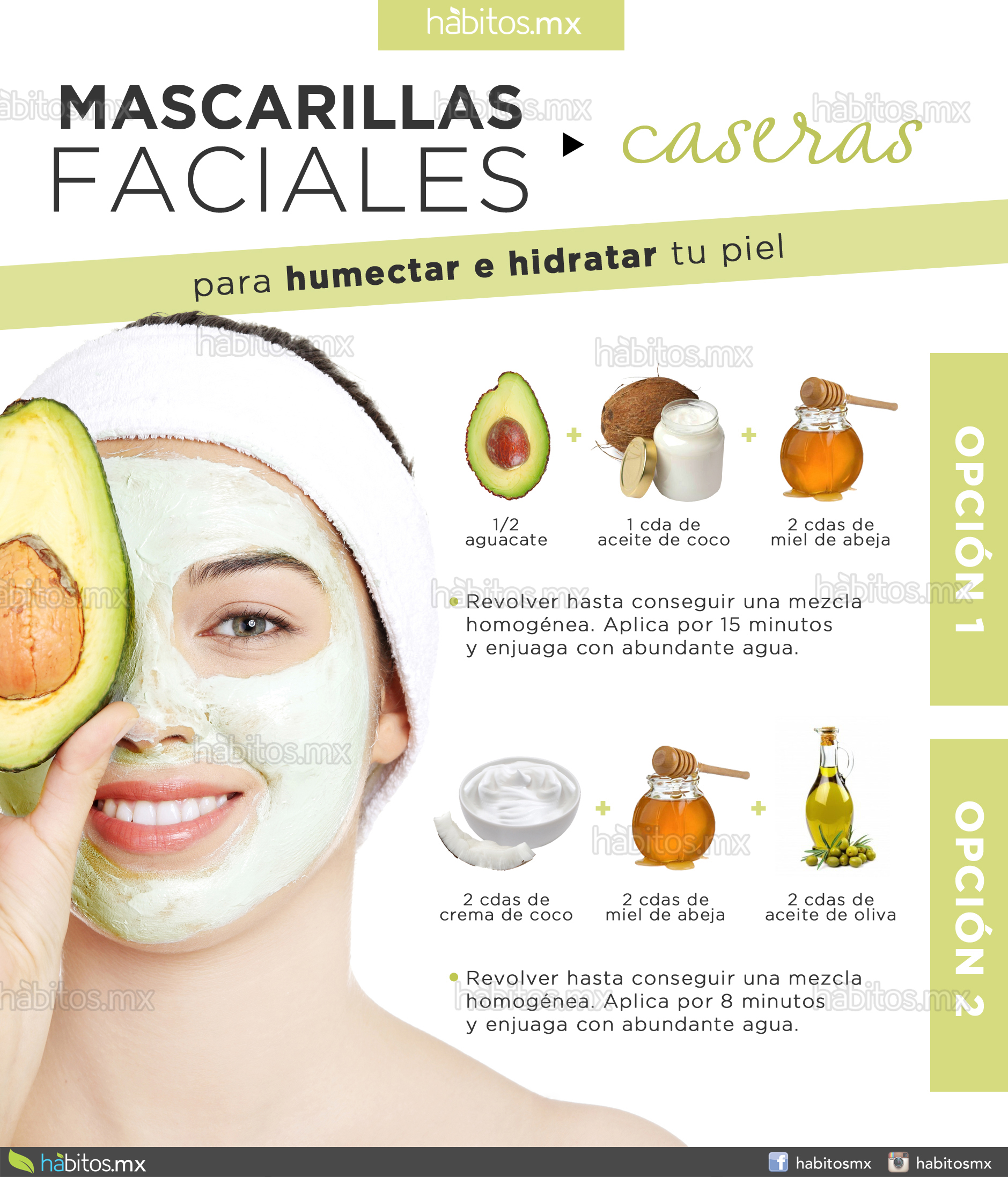 Mascarilla humectar e hidratar