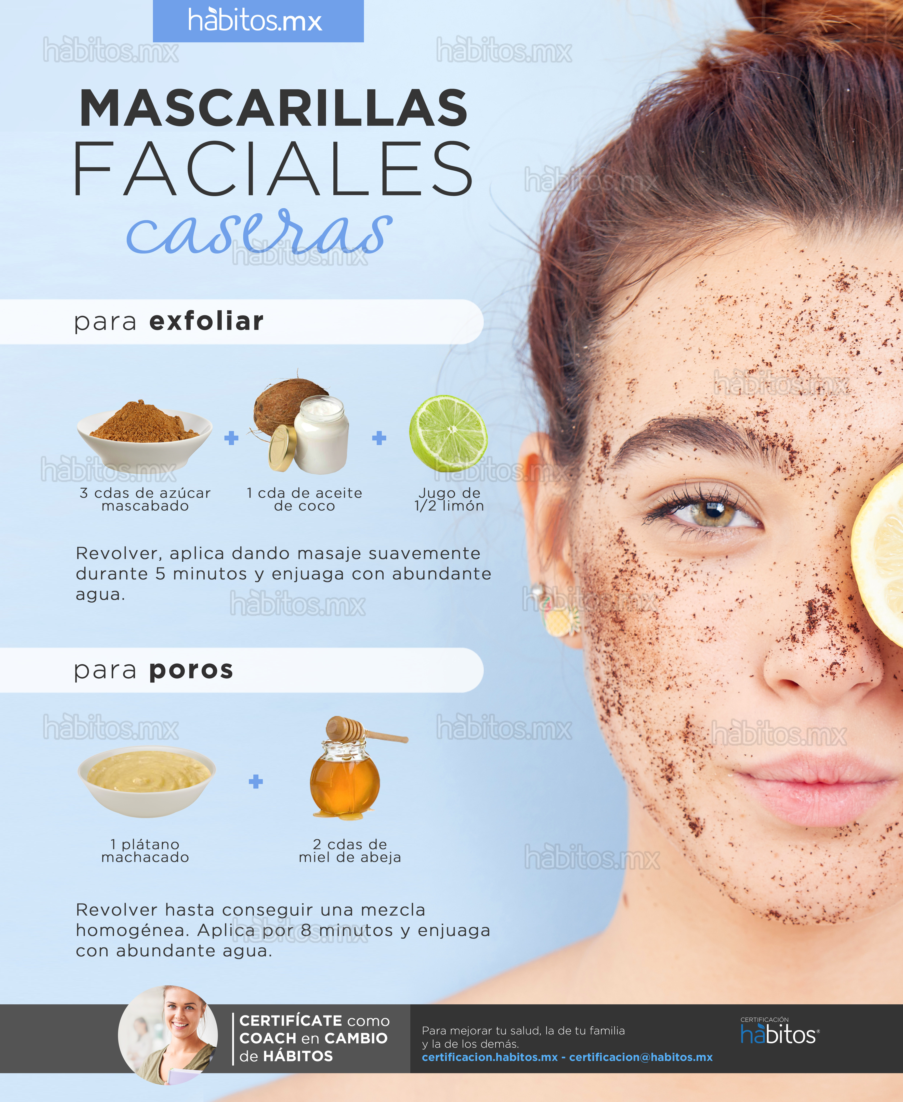 mascarillas exfoliante y poros