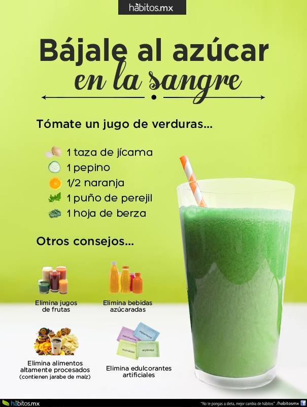 Jugo De Verduras BÁjale Al AzÚcar En La Sangre Hábitos Health Coaching