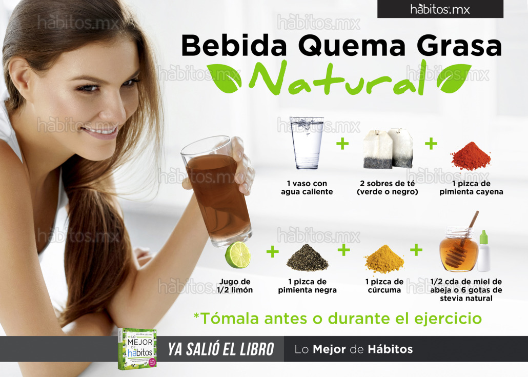 Bebida quema grasa natural – Hábitos Health Coaching