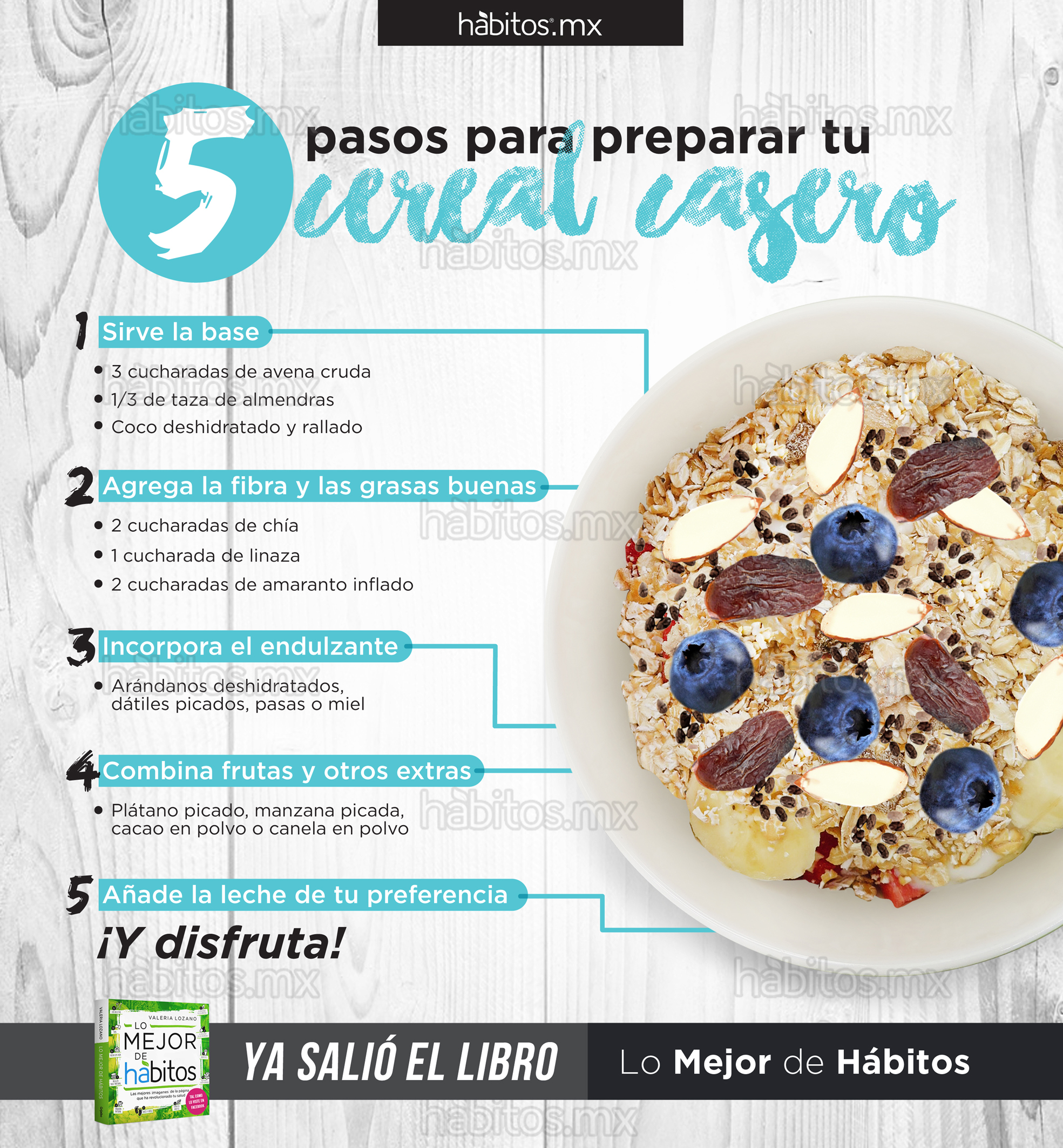 5 pasos para preparar tu cereal casero! – Hábitos Health Coaching